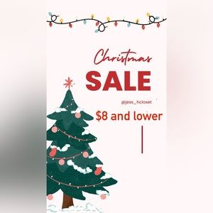 8:30 PM $ 8 and lower send your listings to share! 🎄